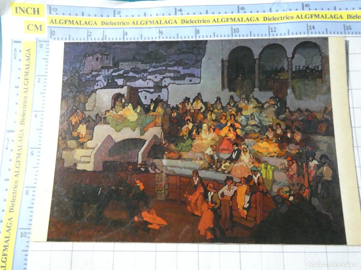 Postales: POSTAL DE ARTE PINTURA. MUSEO ARTE CONTEMPORANEO DE SEVILA. CORRIDA ROM&Aacute;NTICA EN ARACENA 2832
