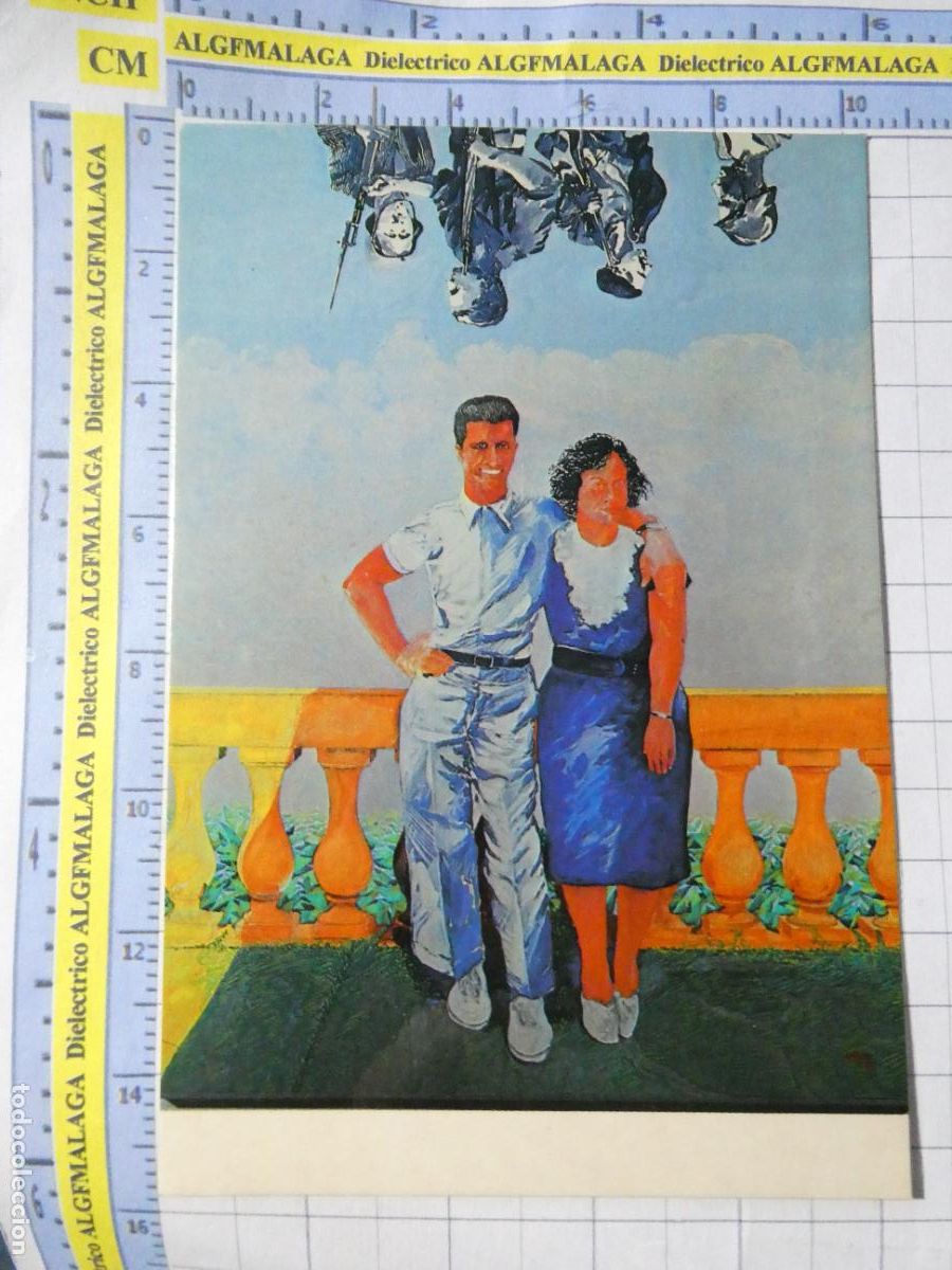 Postales: POSTAL DE ARTE PINTURA. MUSEO ARTE CONTEMPORANEO DE SEVILA. RETRATO DE LOS PADRES ARTIGAU 2833