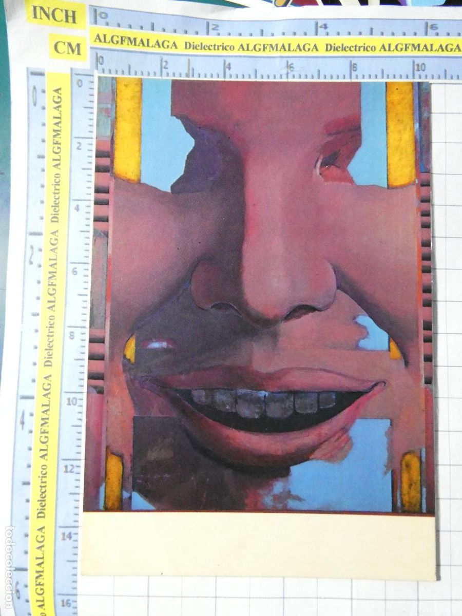 Postales: POSTAL DE ARTE PINTURA. MUSEO ARTE CONTEMPORANEO DE SEVILA. GRAN CABEZA DE LUIS RODRIGUEZ GORDI 2835