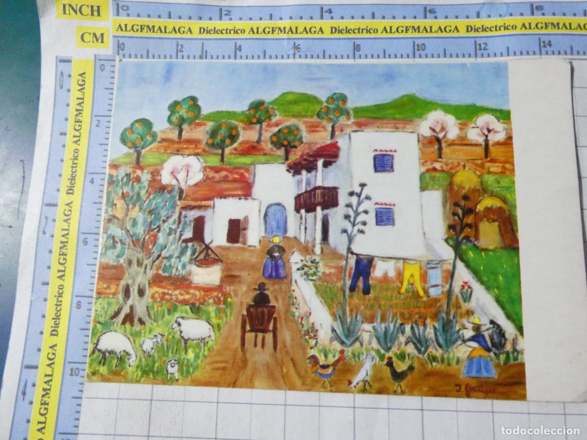 Postales: POSTAL DE ARTE PINTURA. A&Ntilde;O 1975 INGEBORG GAUGER IBIZA NAIF FINCA 2837
