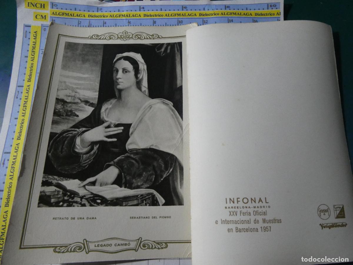 Postales: POSTAL ARTE. INFONAL XXIV FERIA MUESTRAS BARCELONA 1956 LEGADO CAMBO. SEBASTIANO PIOMBO 2838