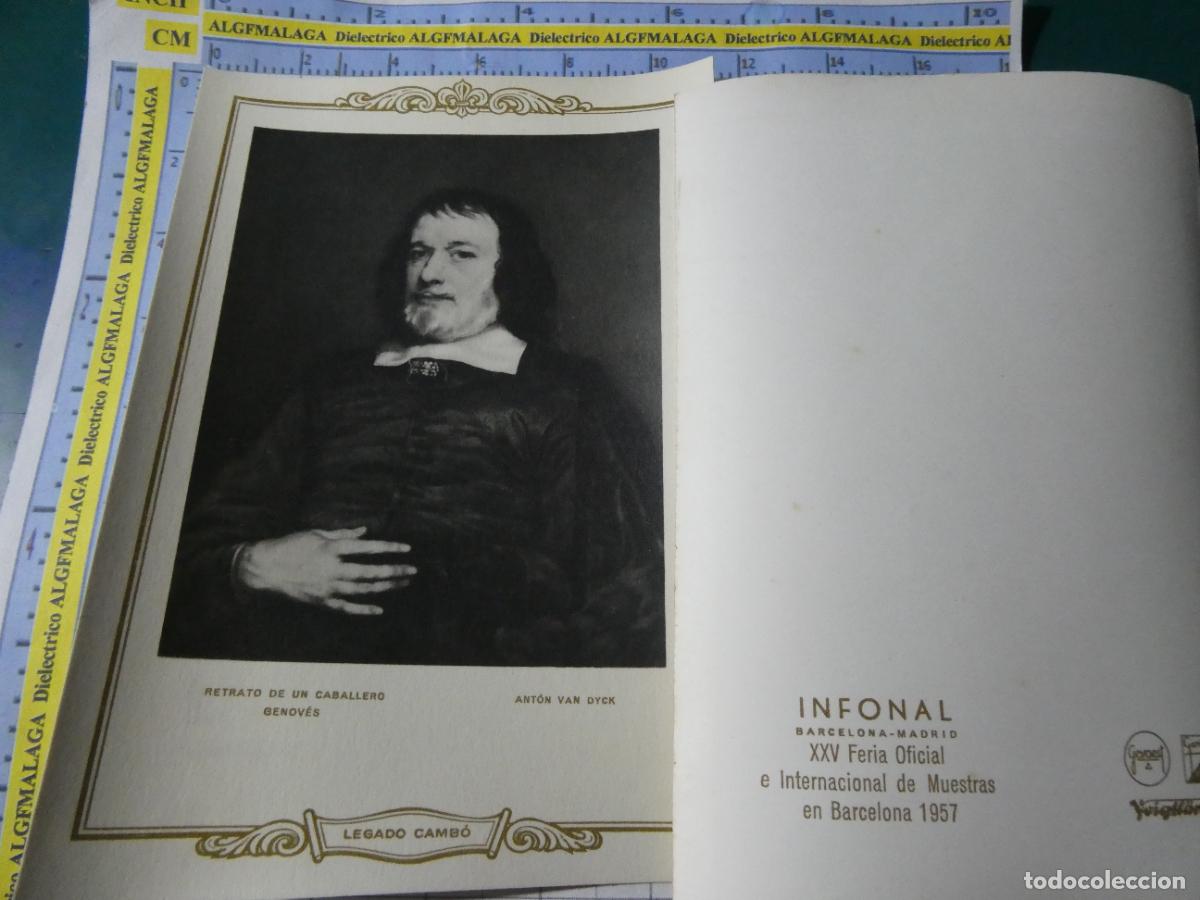Postales: POSTAL ARTE. INFONAL XXV FERIA MUESTRAS BARCELONA 1957 LEGADO CAMBO. ANTON VAN DYCK 2839