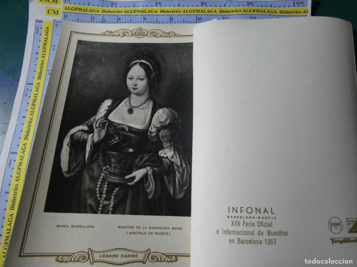 Postales: POSTAL ARTE. INFONAL XXV FERIA MUESTRAS BARCELONA 1957 LEGADO CAMBO. MAGDALENA MANSI 2840