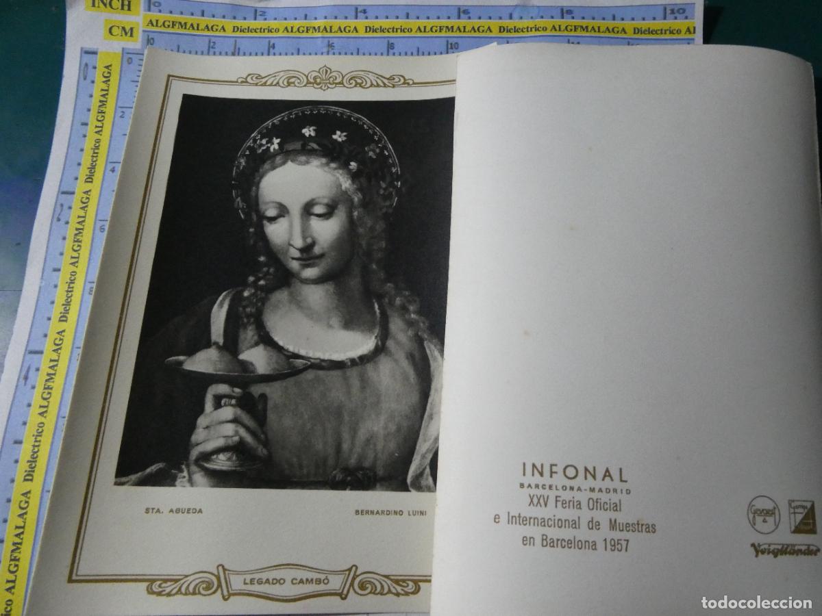 Postales: POSTAL ARTE. INFONAL XXV FERIA MUESTRAS BARCELONA 1957 LEGADO CAMBO. ST AGUEDA BERNARDINO LUINI 2843
