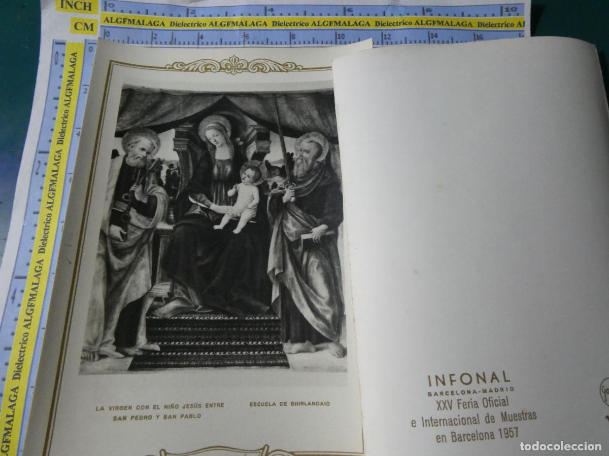 Postales: POSTAL ARTE. INFONAL XXV FERIA MUESTRAS BARCELONA 1957 LEGADO CAMBO. ESCUELA GHIRLANDAIO 2846