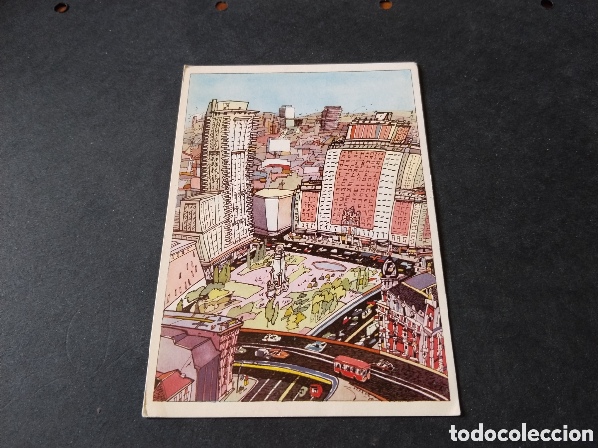 Postales: Postal Plaza de Espa&ntilde;a por Jorge Arranz