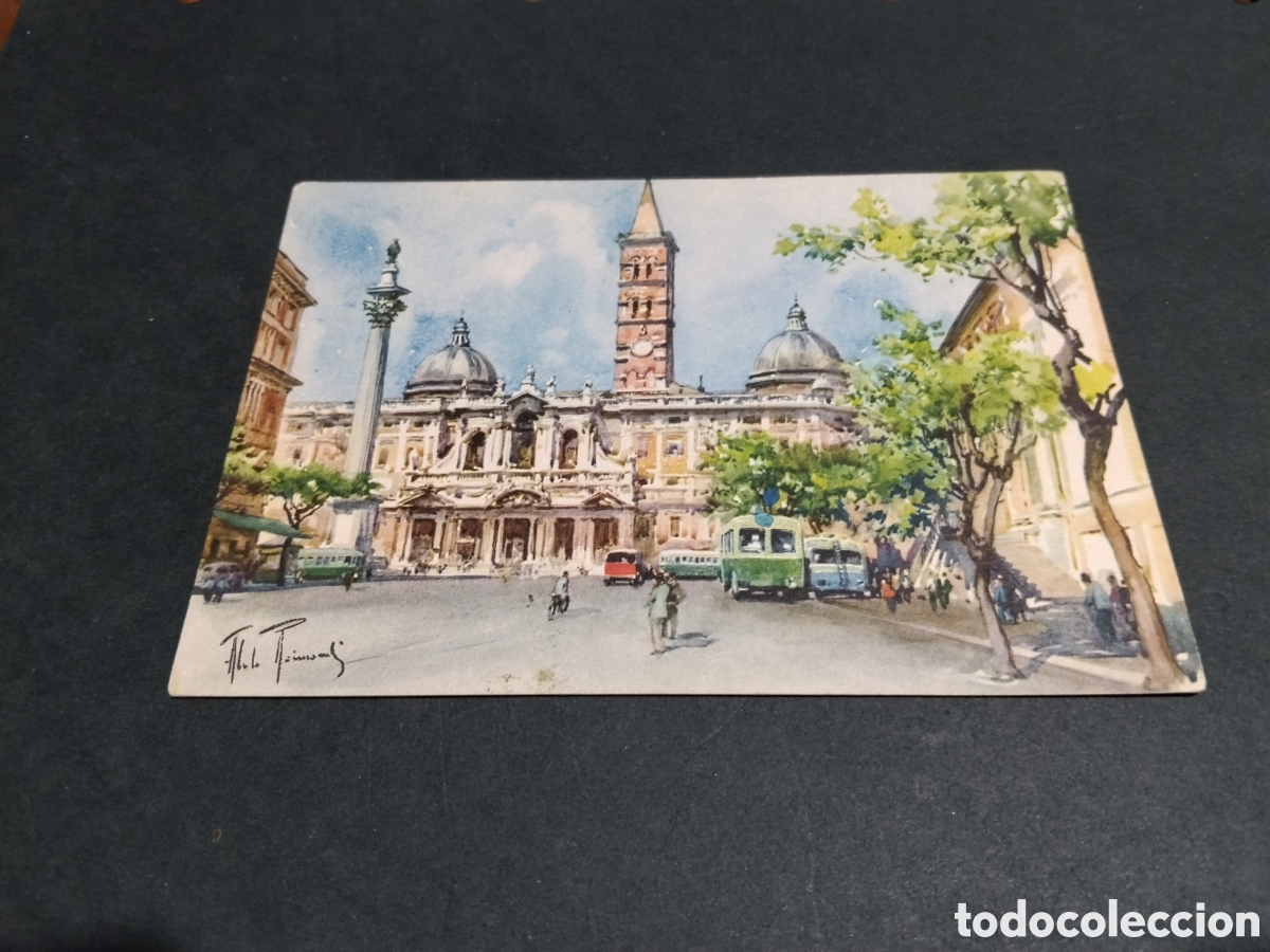 Postales: Postal arte Roma dibujo de Aldo Raimondi