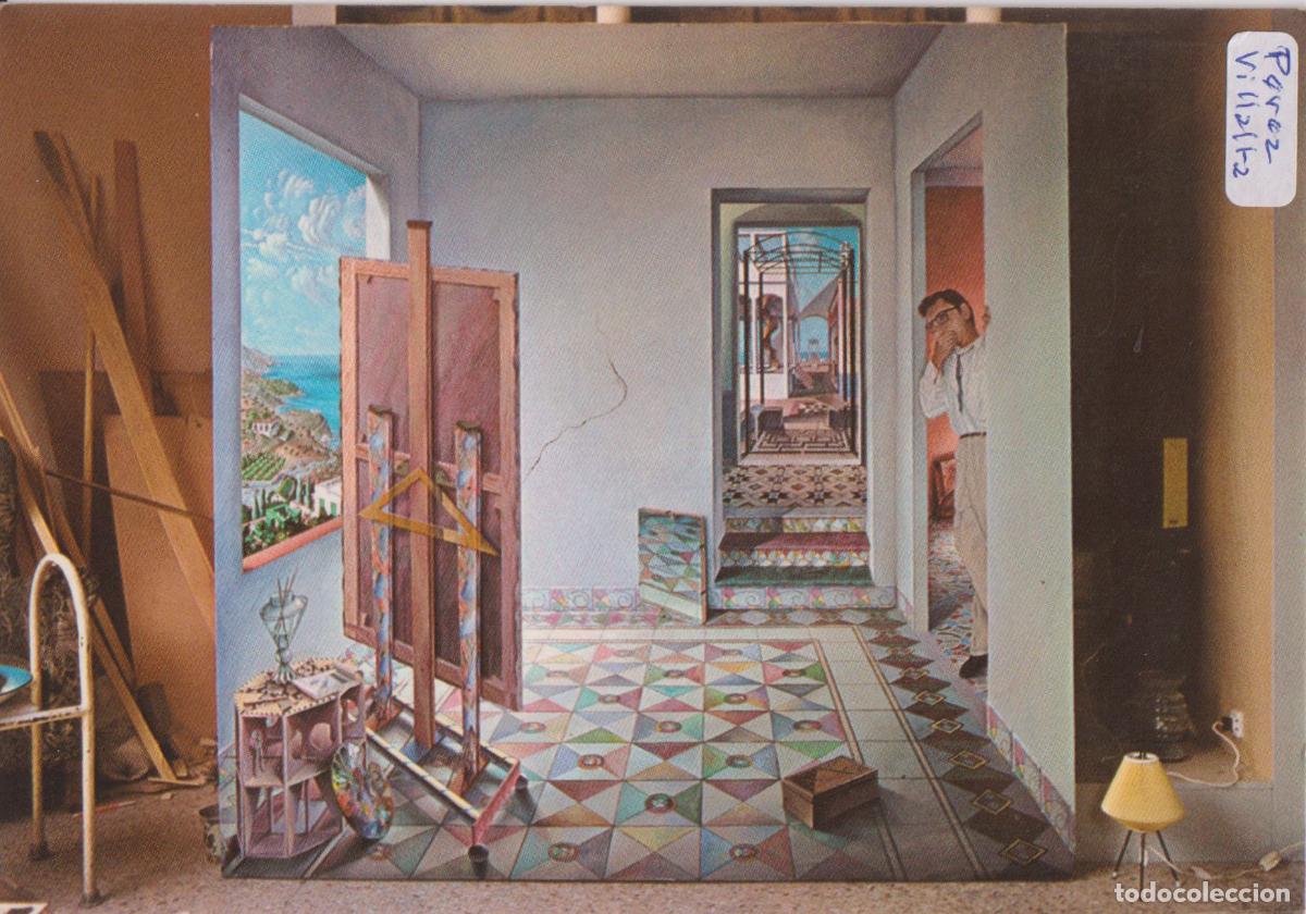 Postales: POSTAL DE LA OBRA DE GUILLERMO PEREZ-VILLALTA, EL TALLER (1978/79) &ndash; DOS I UNA &ndash; S/C