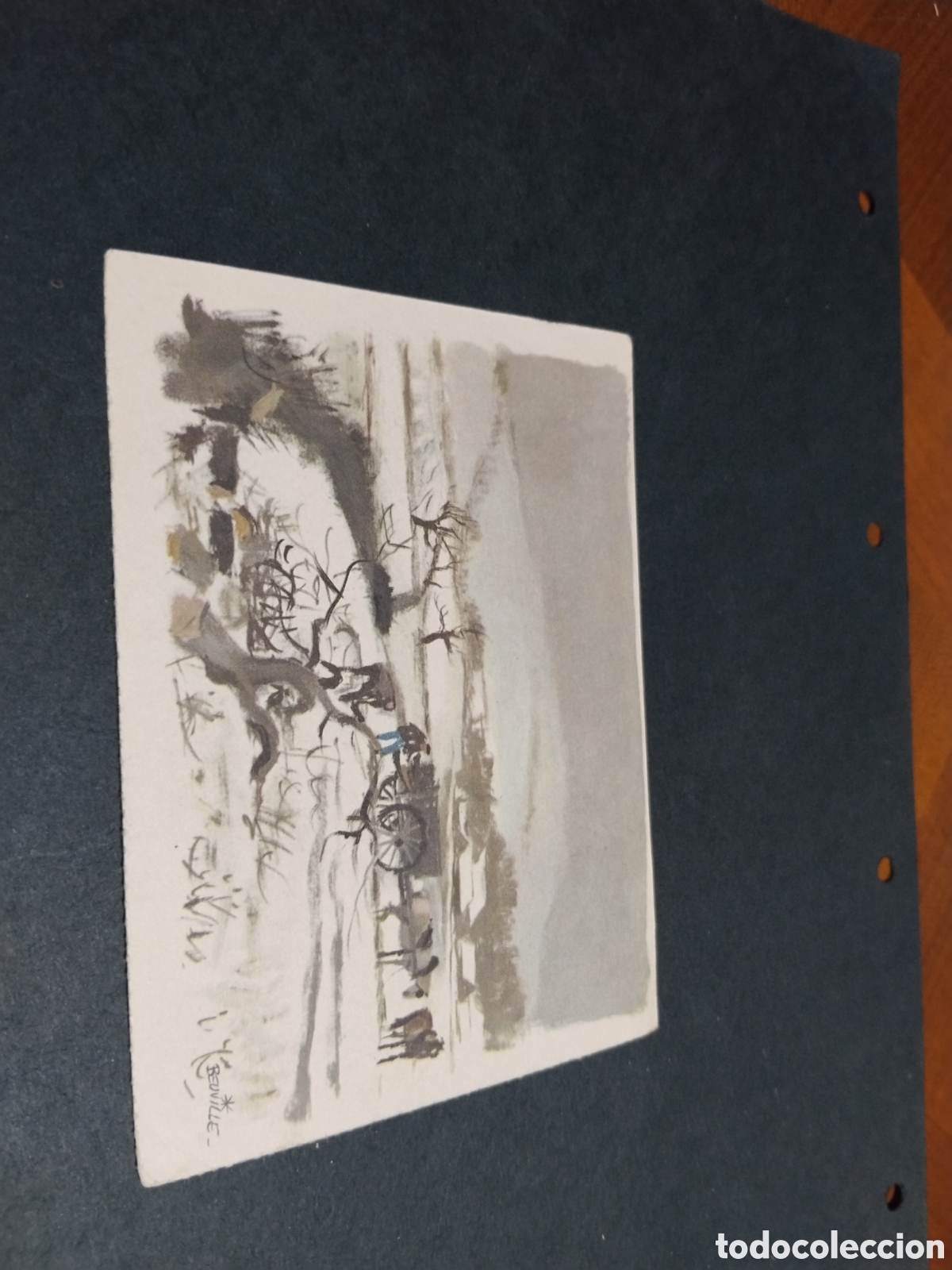 Postales: Postal les mois,janvier dibujo de Beuville