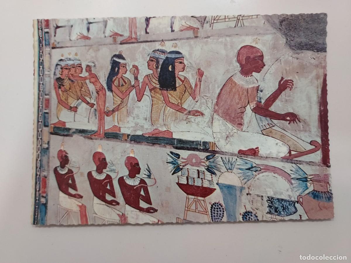Postales: POSTAL EGIPTO LUXOR. PINTURA MURAL TUMBA NAKHT. S/C. 747.24
