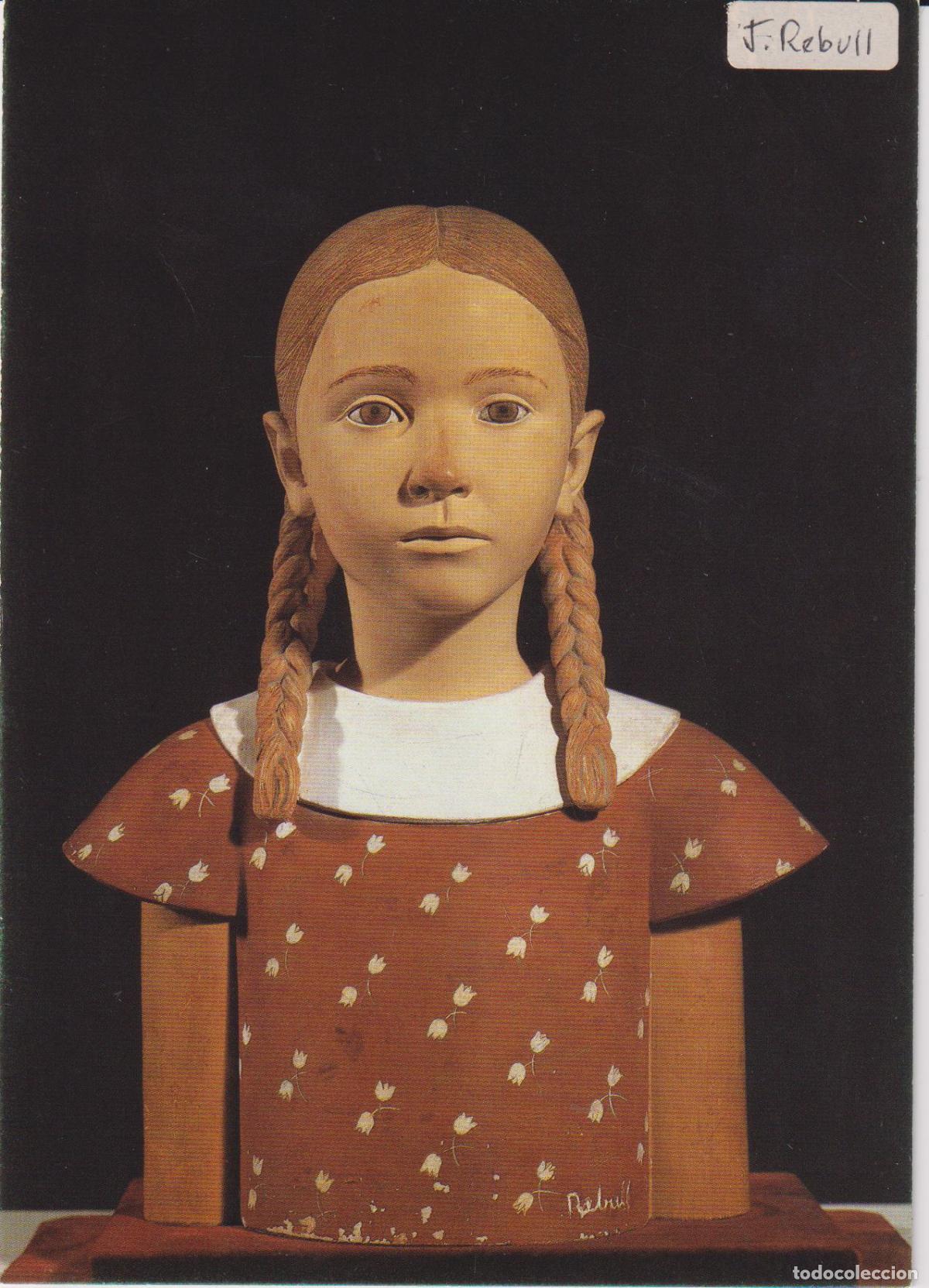 Postales: POSTAL DE LA OBRA DE JOAN REBULL, MARIA ROSA (1935) &ndash; MUSEU DE MONTSERRAT &ndash; S/C