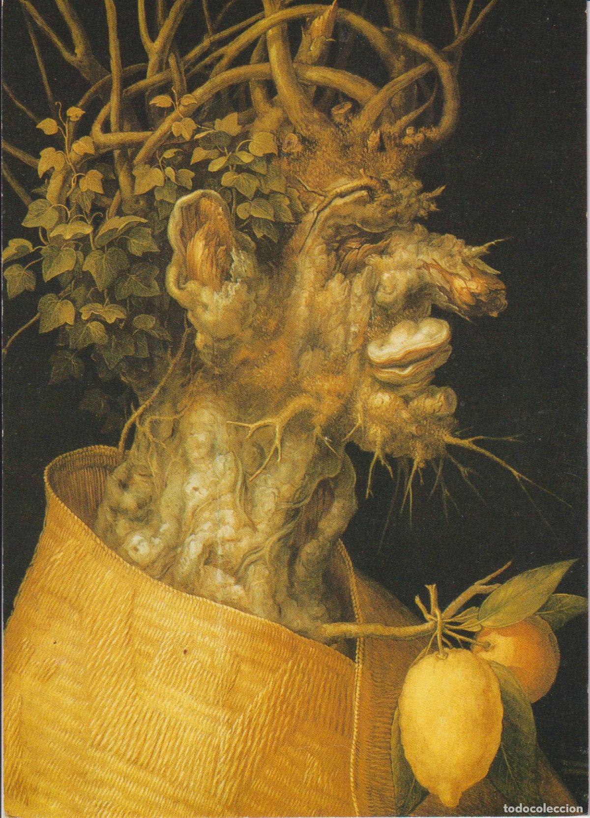 Postales: POSTAL DE LA OBRA DE GIUSEPPE ARCIMBOLDO, WINTER (1563) &ndash; ARCIMBOLDO BOOK &ndash; S/C