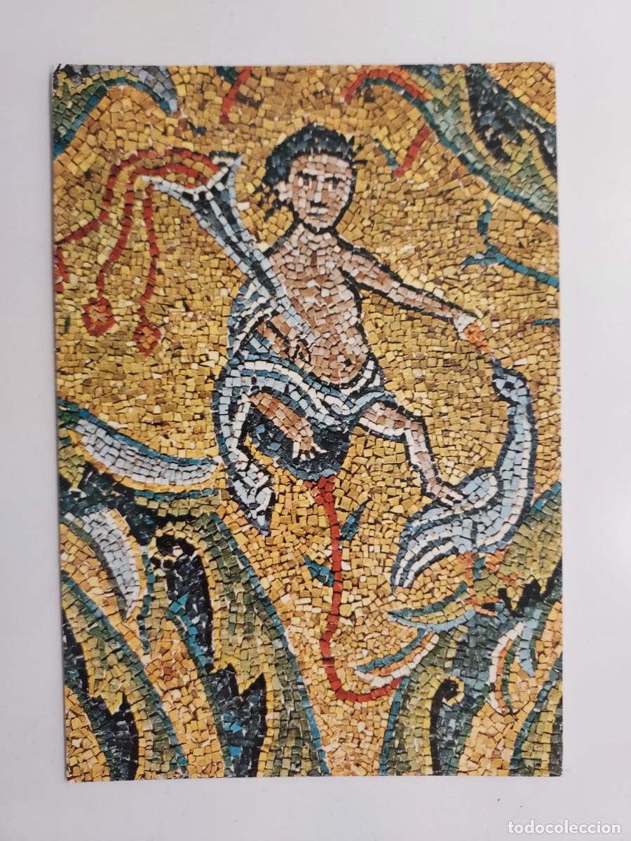 Postales: POSTAL ROMA BASILICA S. CLEMENTE. MOSAICO DEMONE - GIOVE ROMANO. S/C. 47