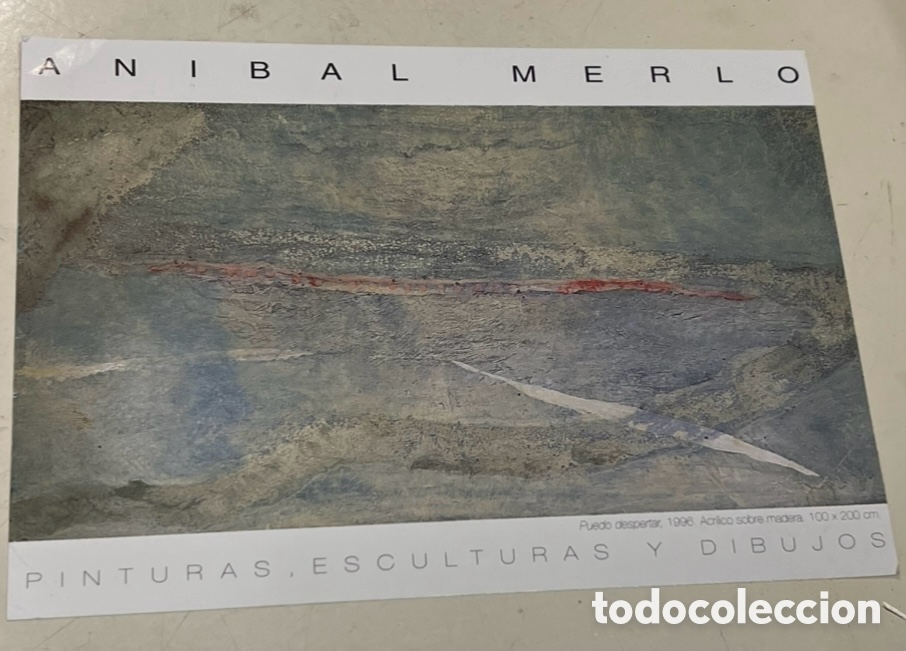 Postales: Postal de Exposici&oacute;n. An&iacute;bal Merlo. Galeria May More. Madrid. 1996.
