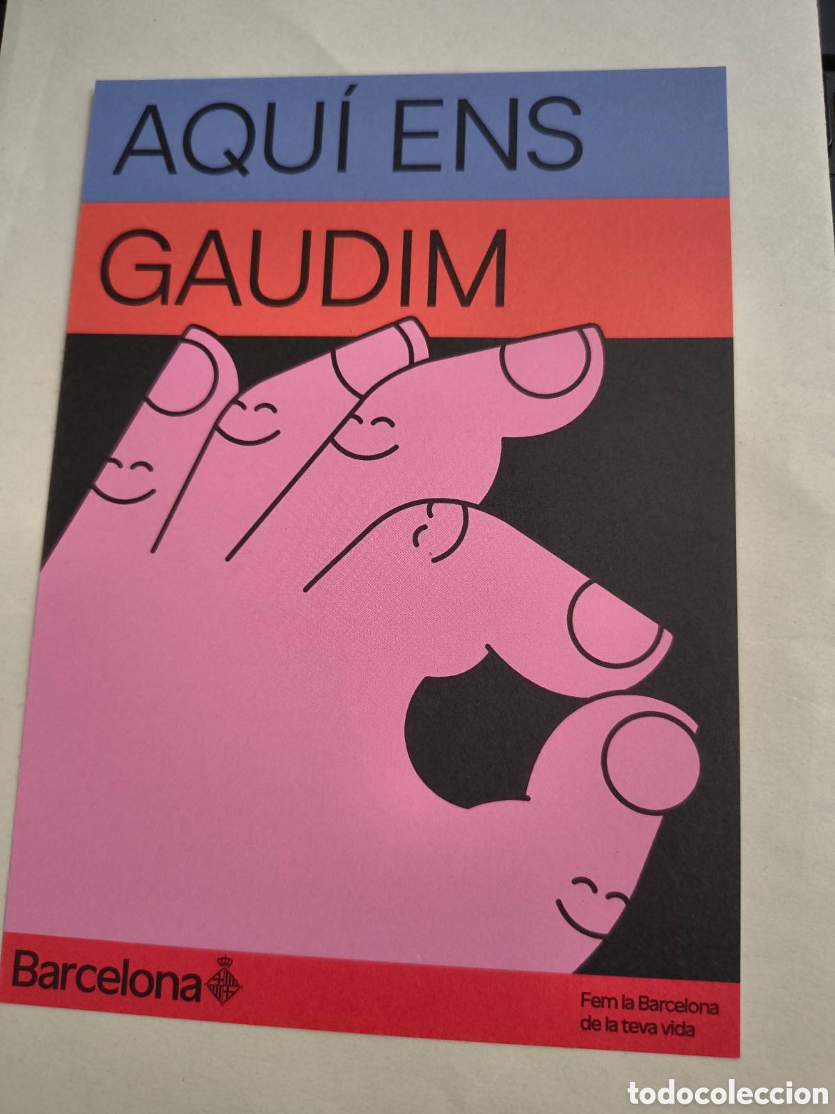 Postales: SIMIL POSTAL AQUI ENS GAUDIM