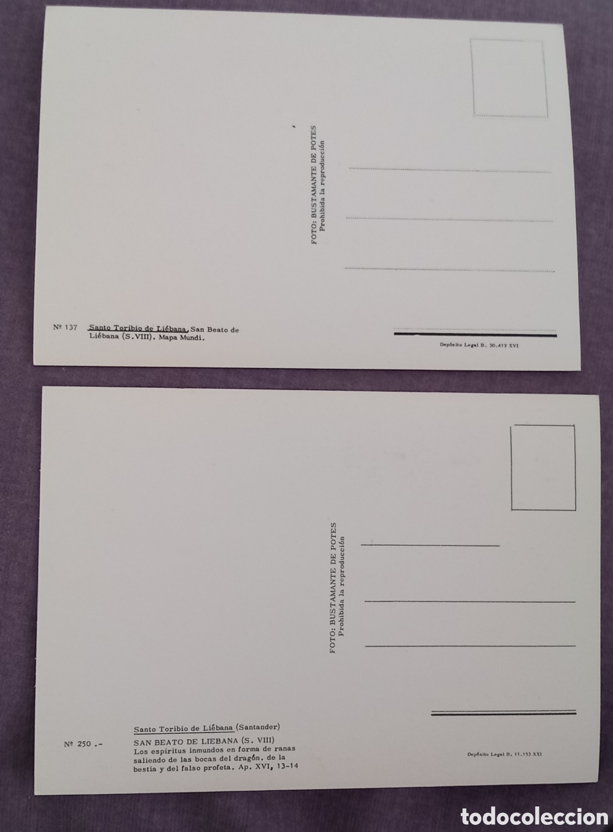 Postales: Colecci&oacute;n postales Santo Toribio de Li&eacute;bana - Foto 14
