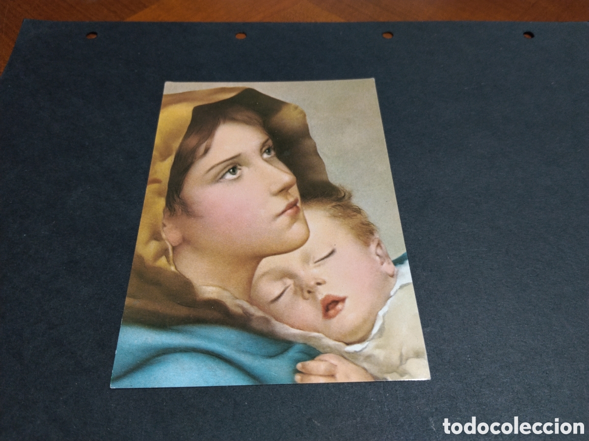 Postales: P&oacute;stal arte virgen ni&ntilde;o