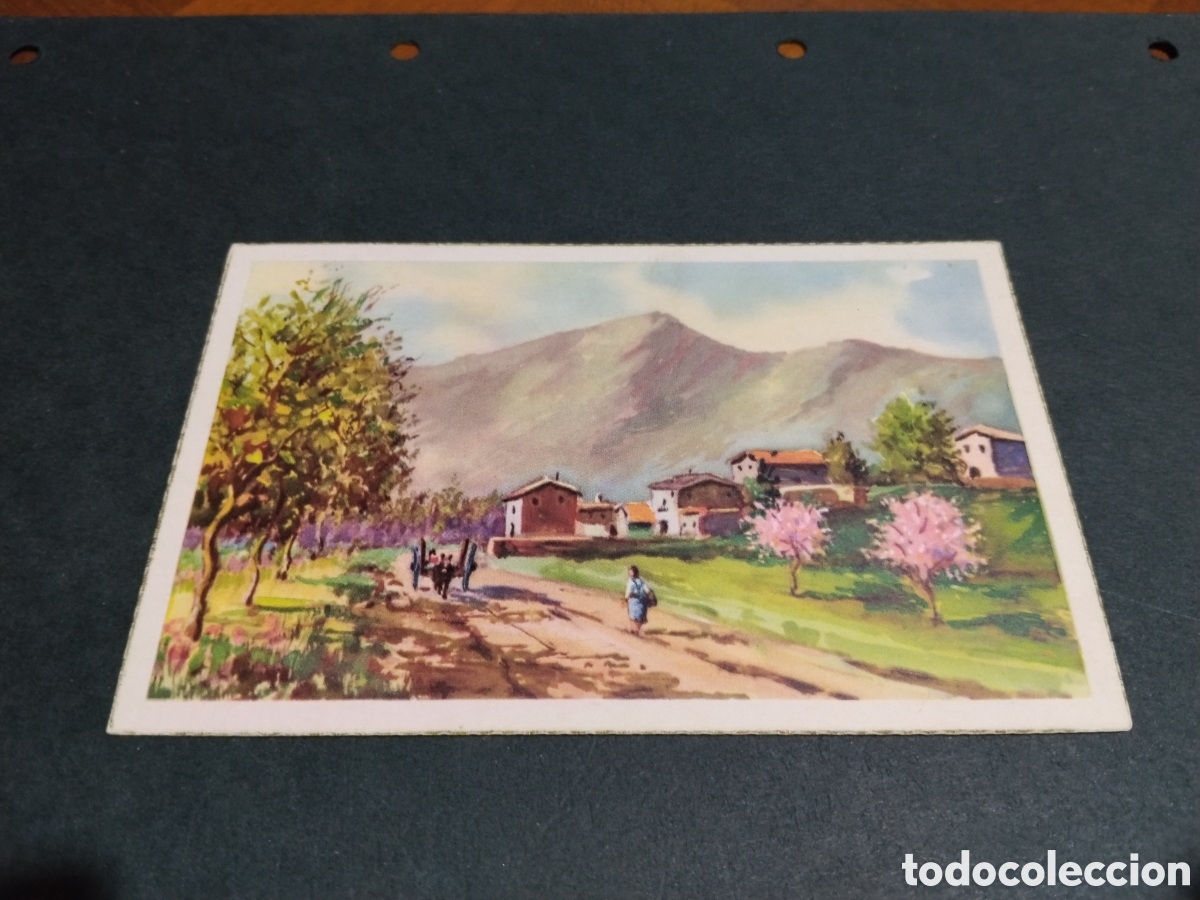 Postales: Postal arte dibujo paisaje