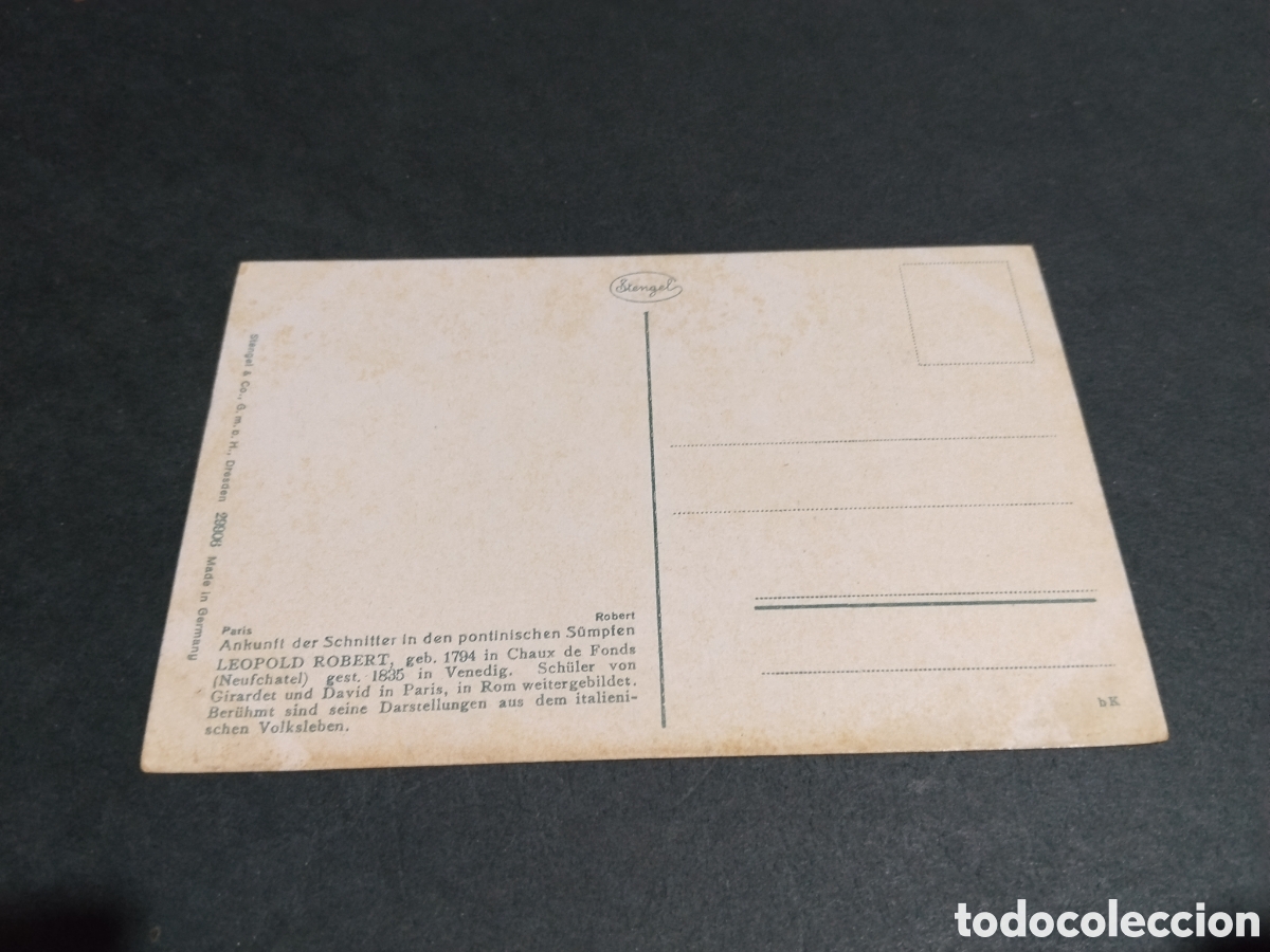 Postales: Postal antigua arte Leopold Robert, - Foto 2