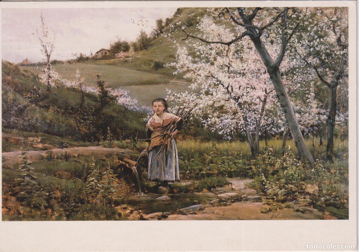 Postales: POSTAL DE LA OBRA DE JOAQUIN VAYREDA Y VILA, PRIMAVERA &ndash; MUSEU COMARCAL GARROTXA &ndash; S/C