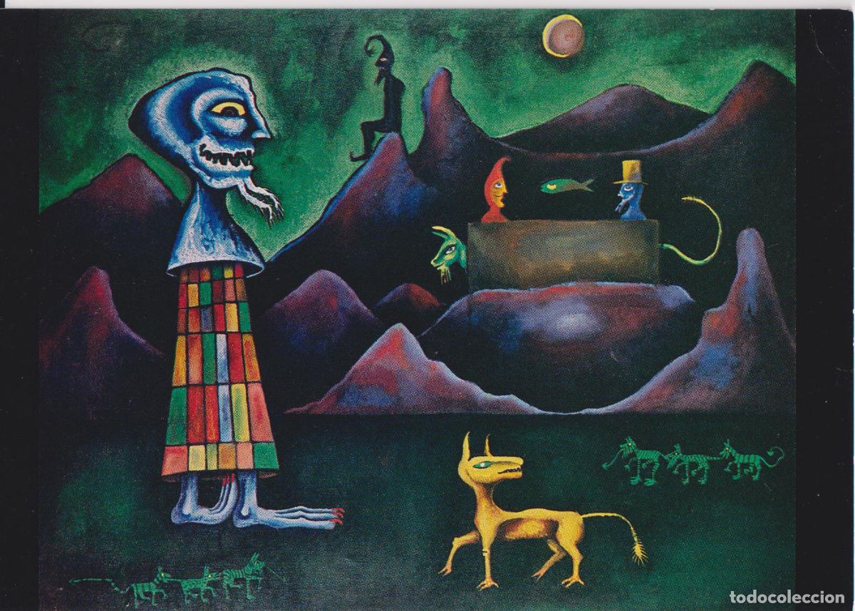 Postales: POSTAL DE LA OBRA DE JOAN PON&Ccedil; (1950) &ndash; CONTORNS &ndash; LA POLIGRAFA &ndash; S/C