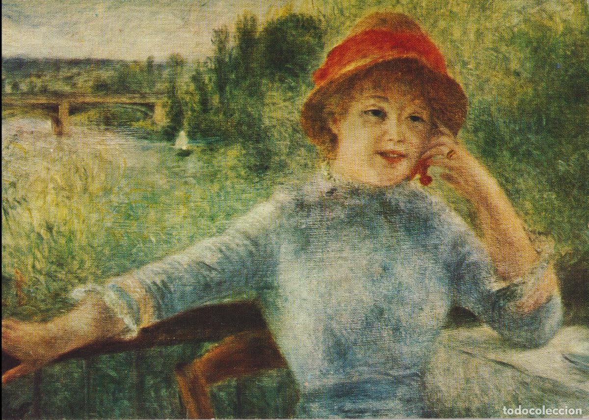 Postales: POSTAL DE LA OBRA DE A,RENOIR, EN LA GRENOVILLIERE &ndash; ESCUDO DE ORO 69 &ndash; ESCRITA