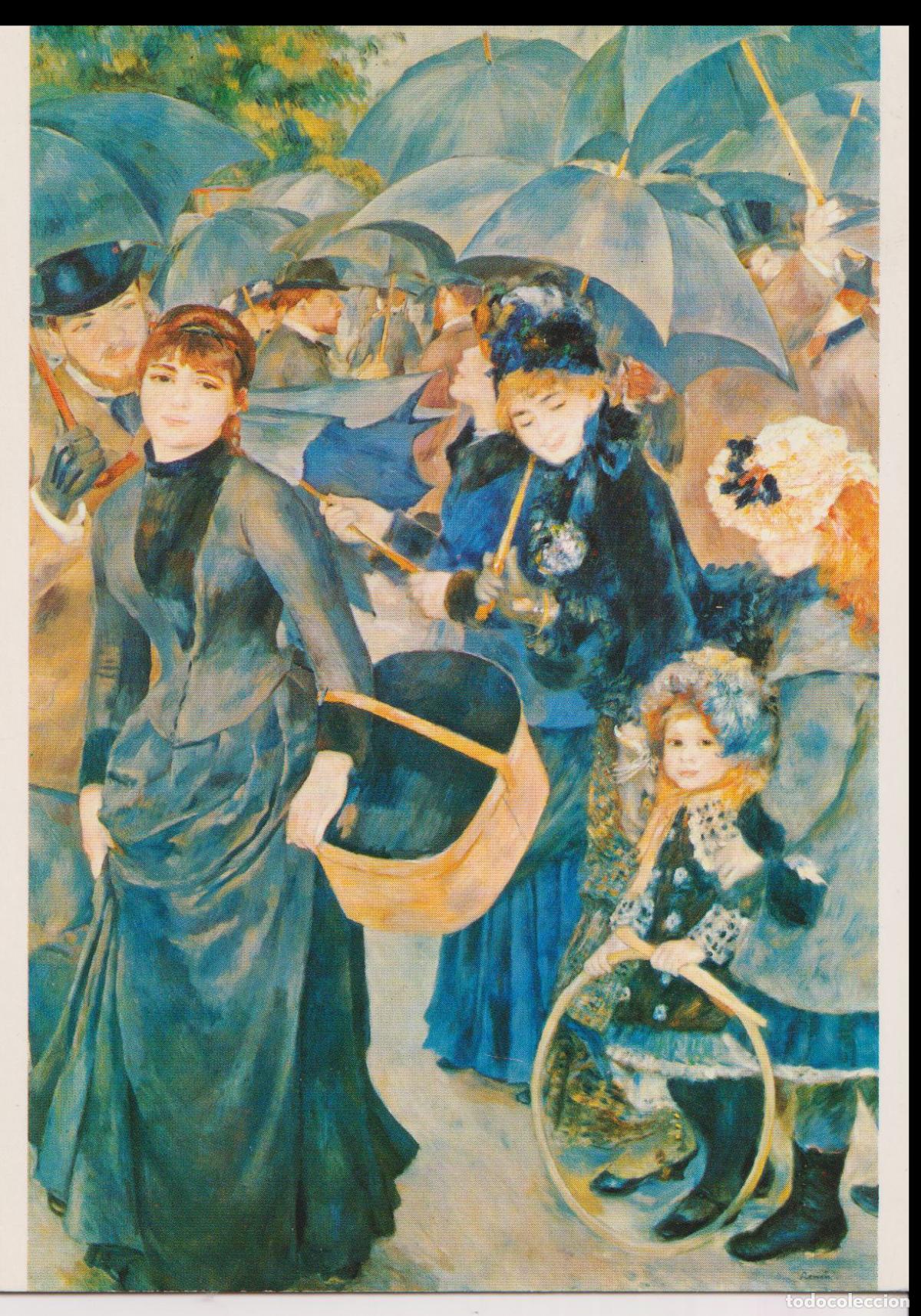 Postales: POSTAL DE LA OBRA DE A,RENOIR, LES PARAPLUIES &ndash; THE MEDICI SOCIETY 822 &ndash; S/C