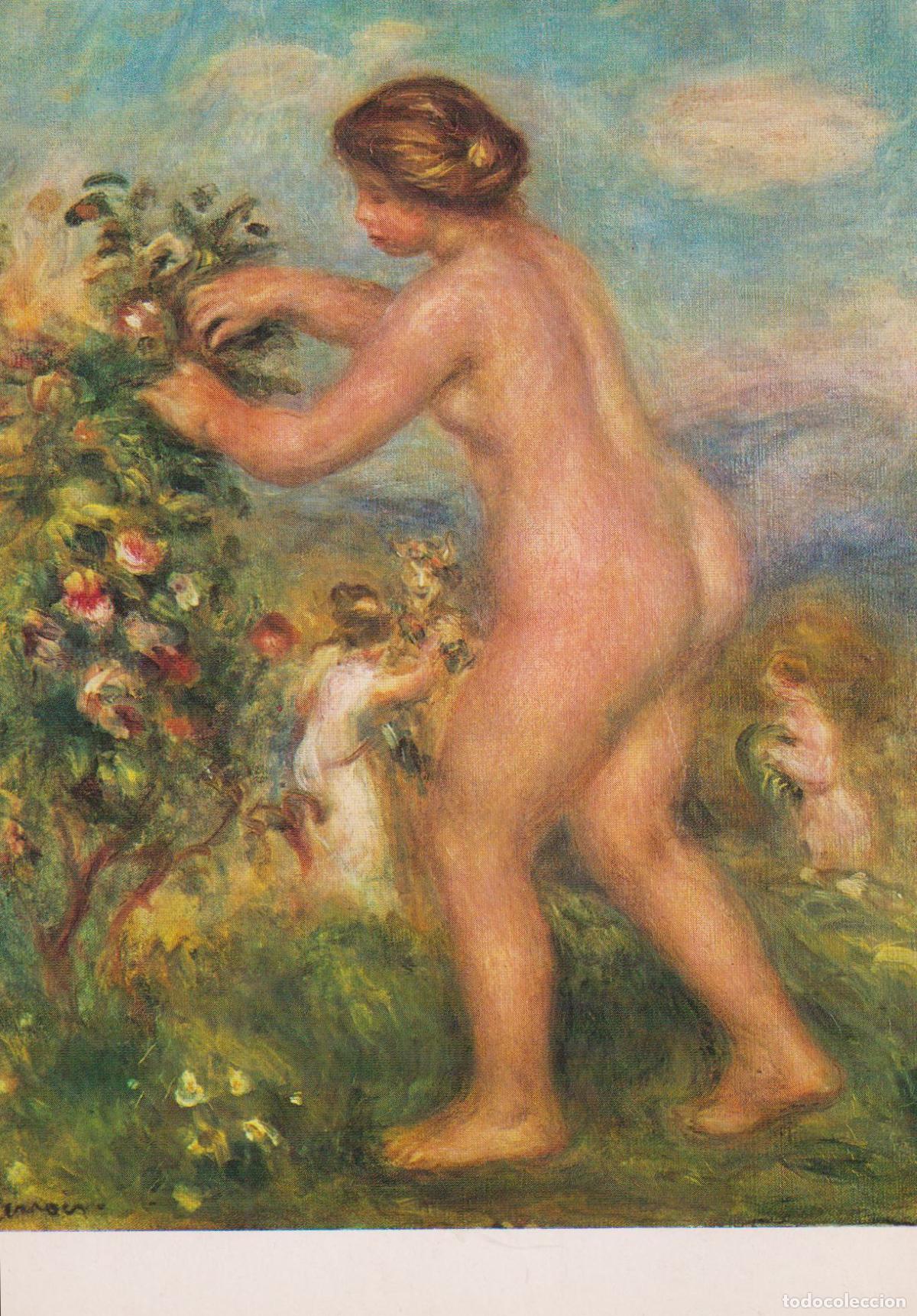 Postales: POSTAL DE LA OBRA DE A,RENOIR, ODE AUX FLEURS VERS 1903 &ndash; MUS&Eacute;E DU JEU DE PAUME &ndash; S/C