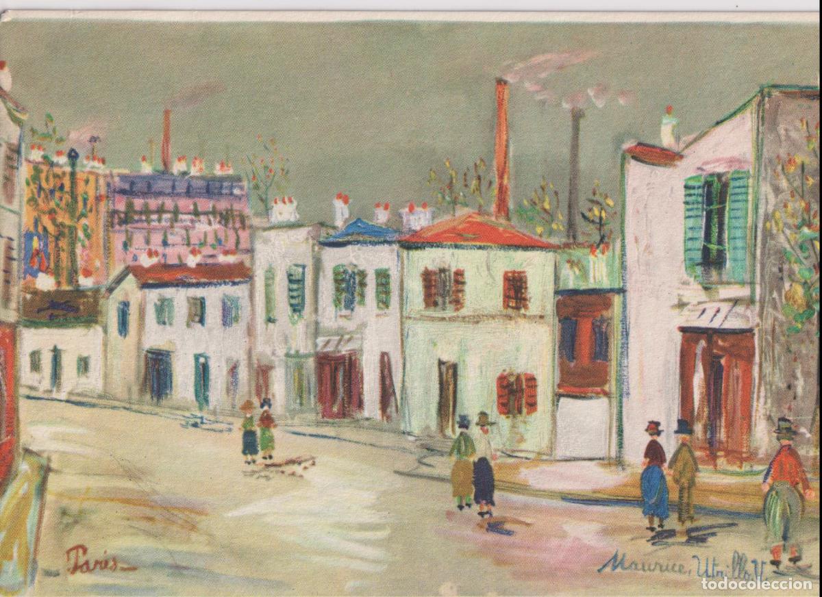 Postales: POSTAL DE LA OBRA DE M.UTRILLO, RUE AUX GOBELINS &ndash; FERNAND HAZAN 131 &ndash; S/C