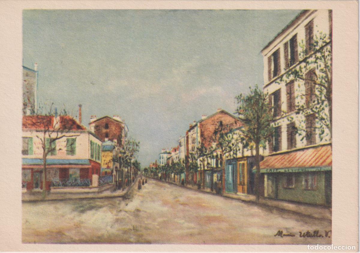 Postales: POSTAL DE LA OBRA DE M.UTRILLO, RUE &Agrave; ASNI&Egrave;RES &ndash; FERNAND HAZAN 135 &ndash; S/C