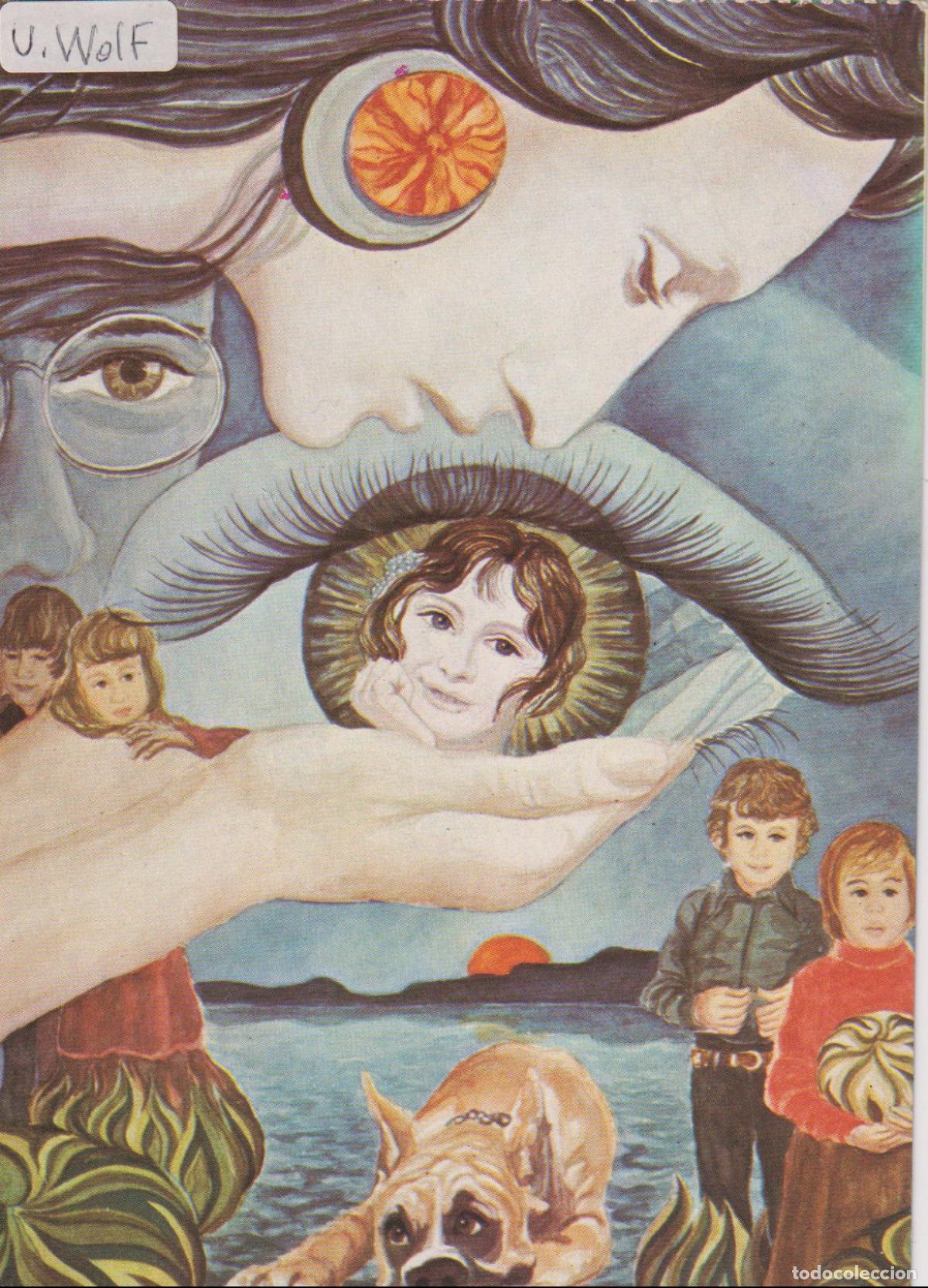Postales: POSTAL DE LA OBRA DE ULRICH WOLF, EL DIA DE UN NI&Ntilde;O &ndash; EDICIONES LZM &ndash; S/C