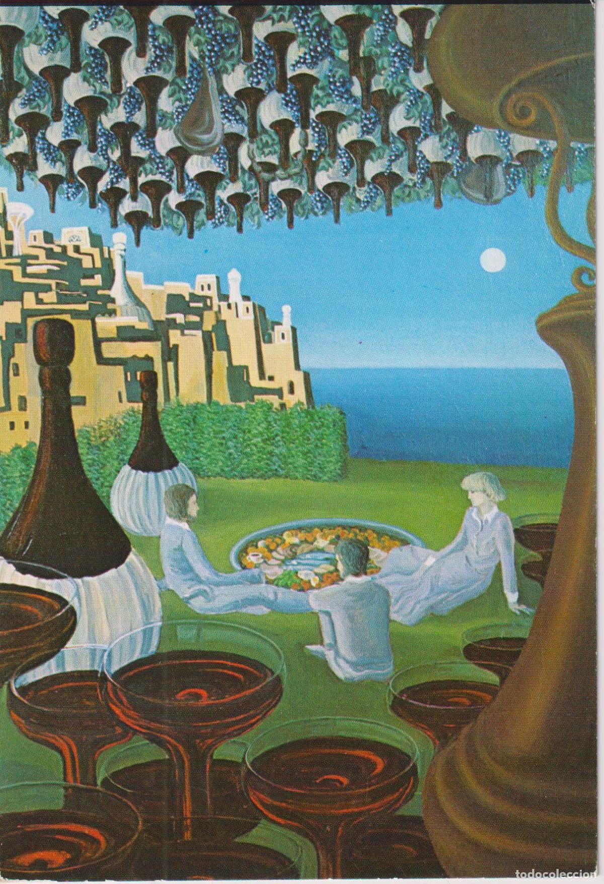Postales: POSTAL DE LA OBRA DE ULRICH WOLF, LA CENA &ndash; EDICIONES LZM &ndash; S/C