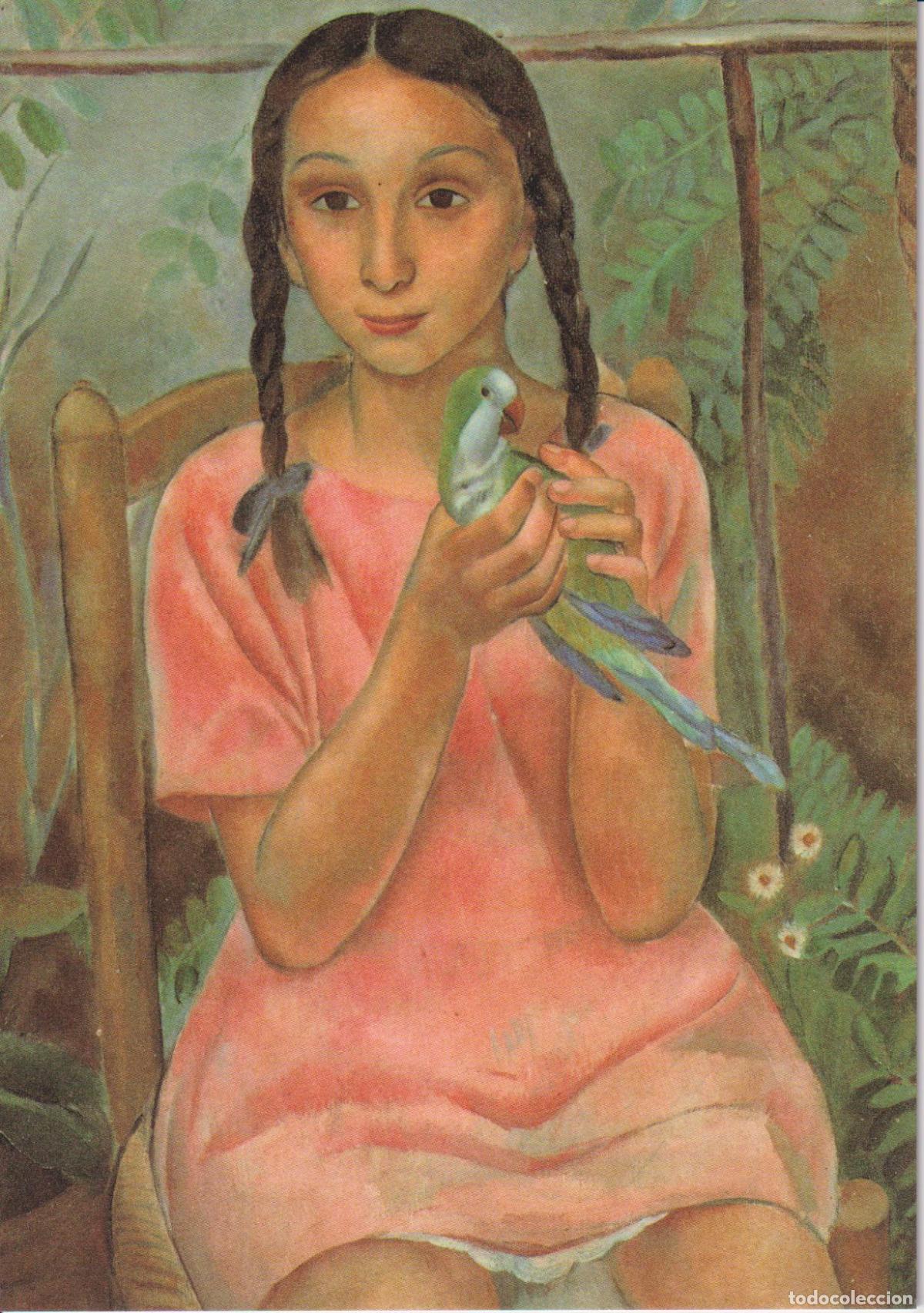 Postales: POSTAL DE LA OBRA DE JOAQUIN SUNYER, LA MARIA DOLORS (1916) &ndash; MNAC - S/C
