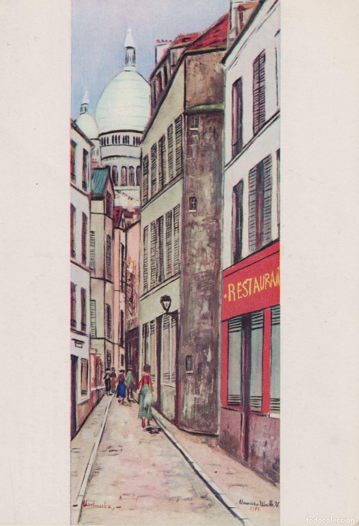 Postales: POSTAL DE LA OBRA DE M.UTRILLO, RUE LEPIC A MONMARTRE &ndash; FERNAND HAZAN 669 &ndash; S/C