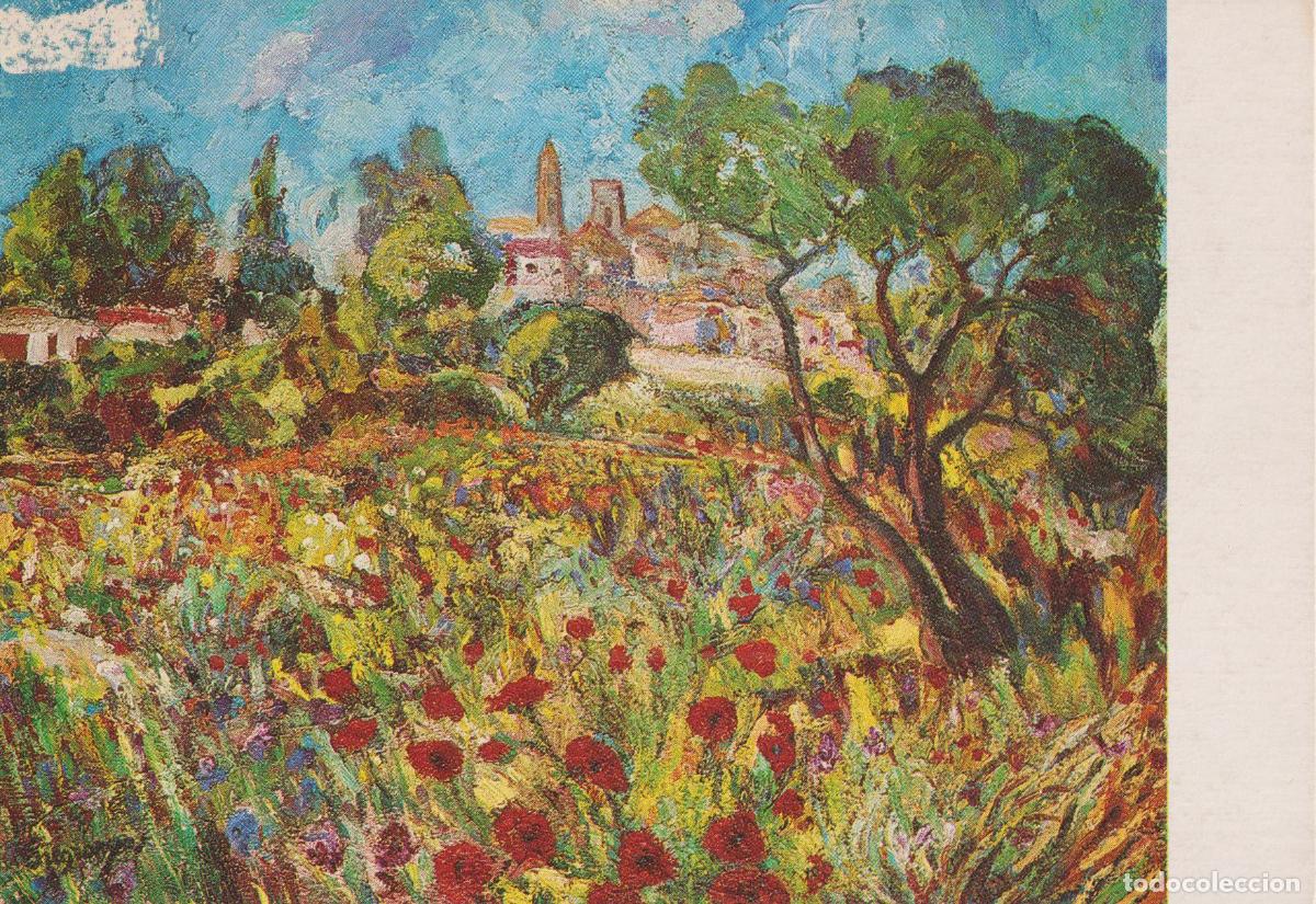 Postales: POSTAL DE LA OBRA DE JOSEP SUGRANYES, PAISATGE DE MONTROIG (1917) - BATIK ART - S/C