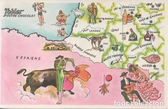 Postales: ESPA&Ntilde;A TOROS FLAMENCO TOBLER CHOCOLAT