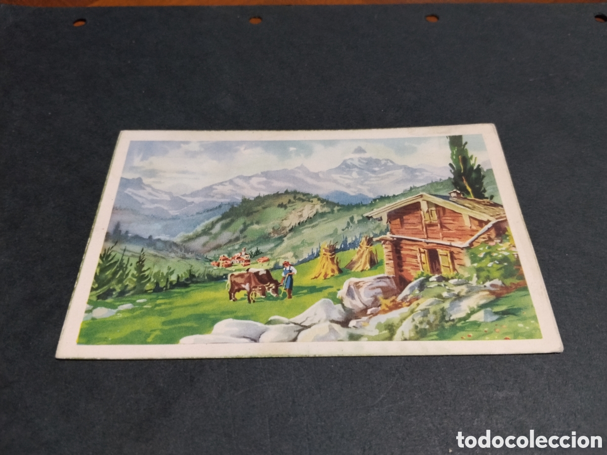 Postales: Postal arte dibujo paisaje monta&ntilde;oso