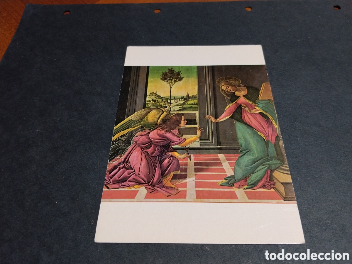 Postales: Postal arte dibujo religioso, Sandro Botticelli