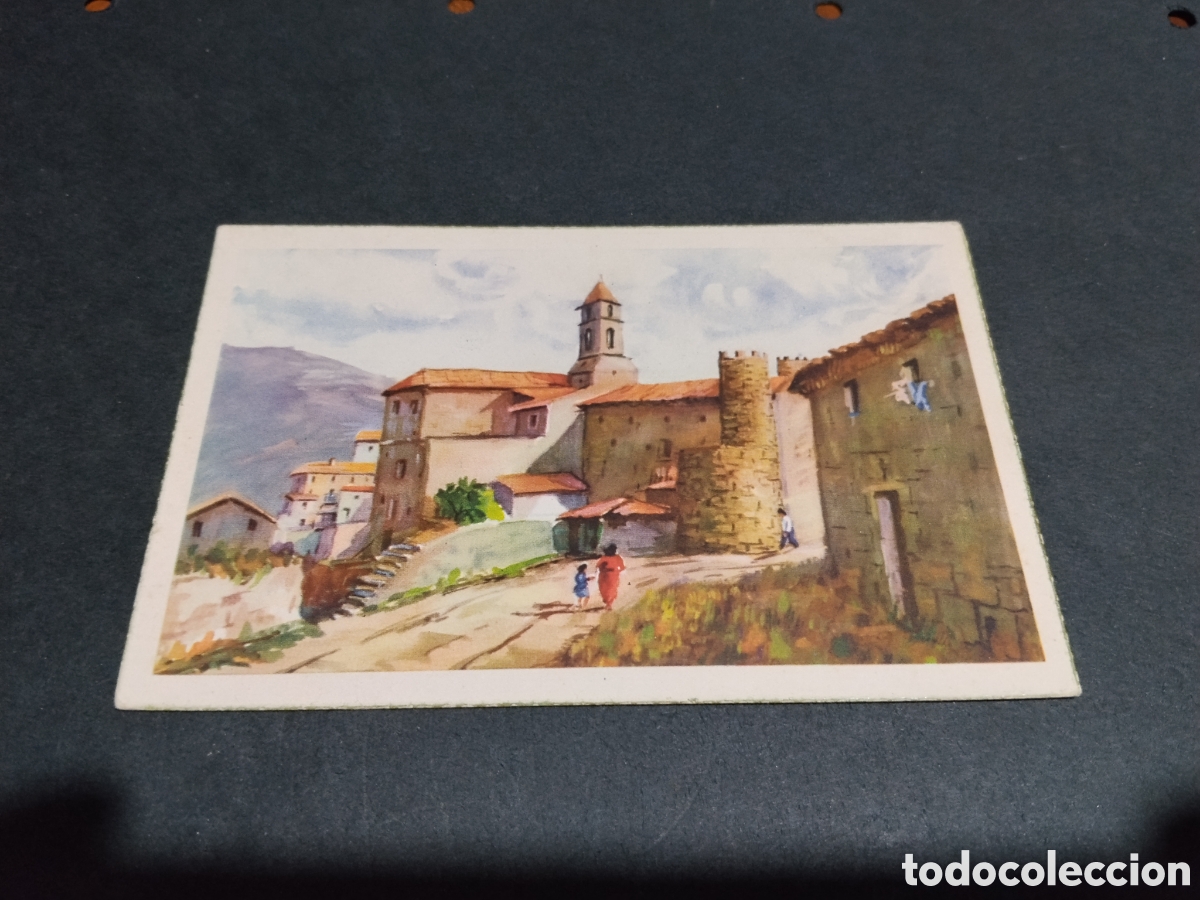 Postales: Postal arte dibujo pueblo