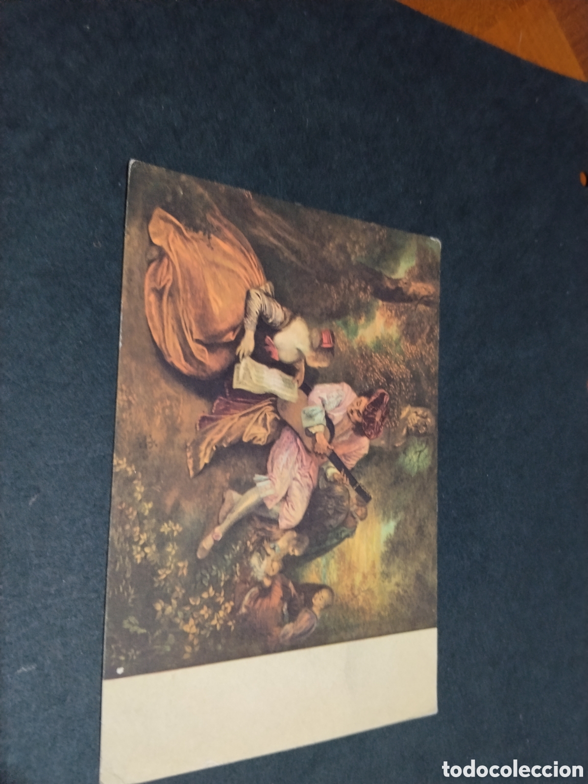Postales: Postal arte watteau.....