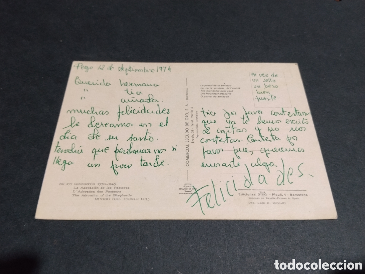 Postales: Postal arte religioso.... - Foto 2
