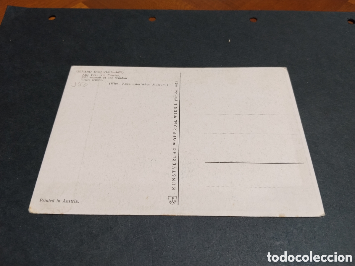 Postales: Postal arte Gerard Dou - Foto 2