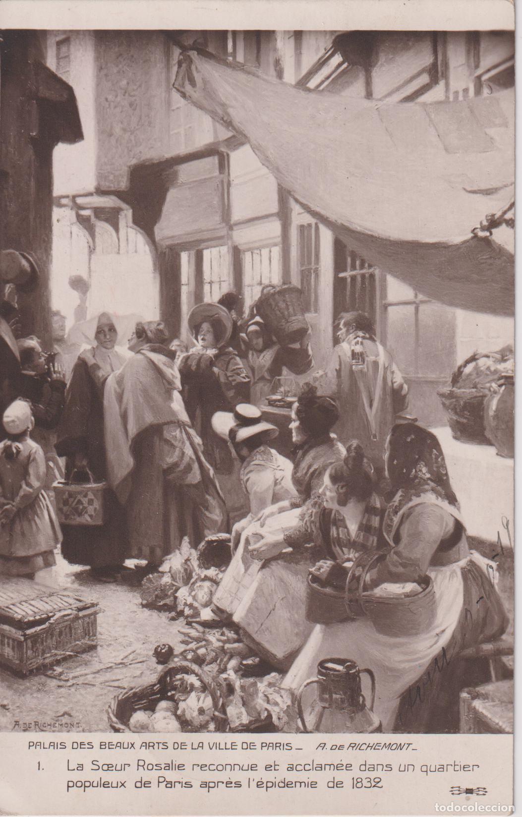 Postales: POSTAL DE LA OBRA DE ALFRED DE RICHEMONT, SOR ROSAL&Iacute;A REND&Uacute; &ndash; ELECTROPHOT &ndash; CIRCULADA