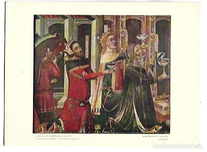 Postales: &rdquo; LA EPIFANIA DEL MAESTRO DE SAN MARCOS &rdquo;.,- (COLEGIATA DE CARDONA)- MUSEO DE ARTE DE CATALU&Ntilde;A