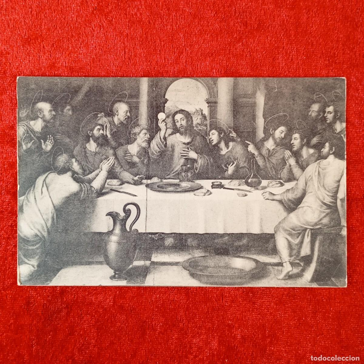 Postales: POSTAL - JUAN DE JUANES - LA &Uacute;LTIMA CENA DEL SE&Ntilde;OR - MUSEO DEL PRADO - 846 - RAR&Iacute;SIMA / 1946