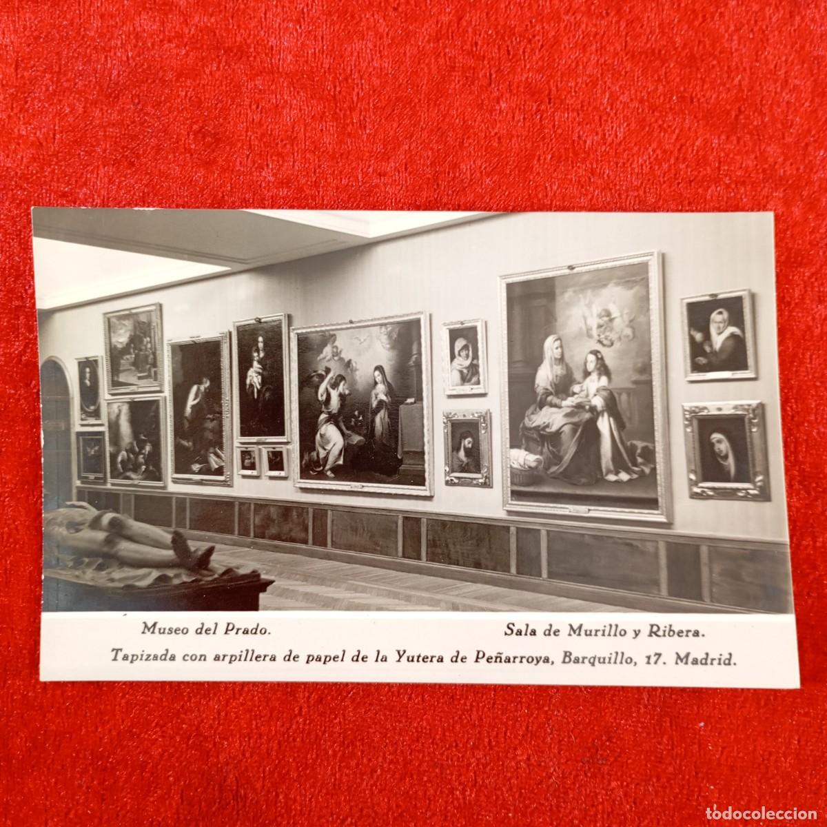 Postales: POSTAL - SALA DE MURILLO Y RIBERA - MUSEO DEL PRADO - HAUSER Y MENET - RAR&Iacute;SIMA / 2162