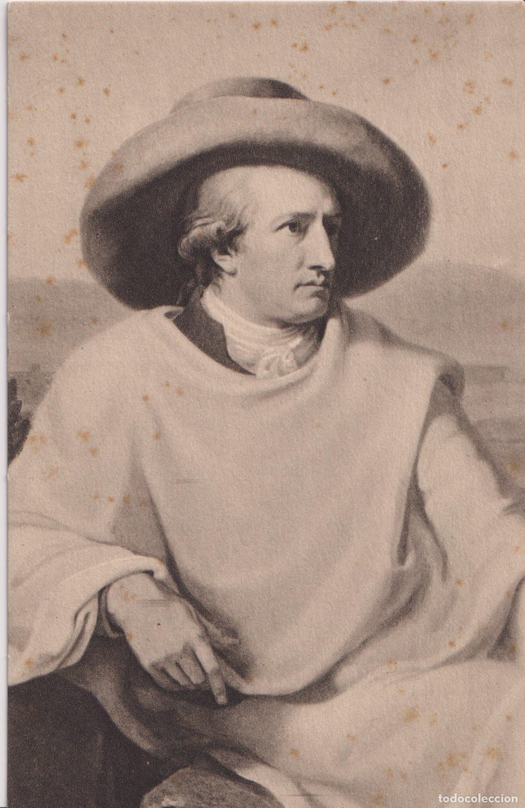 Postales: POSTAL DE LA OBRA DE JOHANN HEINRICH WILHELM TISCHBEIN, GOETHE EN LA CAMPAGNA ROMANA (1787) - S/C