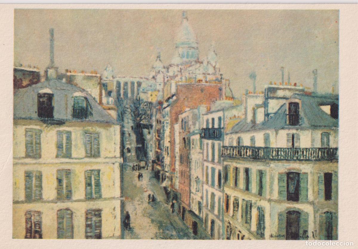 Postales: POSTAL DE LA OBRA DE M.UTRILLO, MONTMARTRE, LA RUE CHAPPE &ndash; FERNAND HAZAN 501 &ndash; S/C