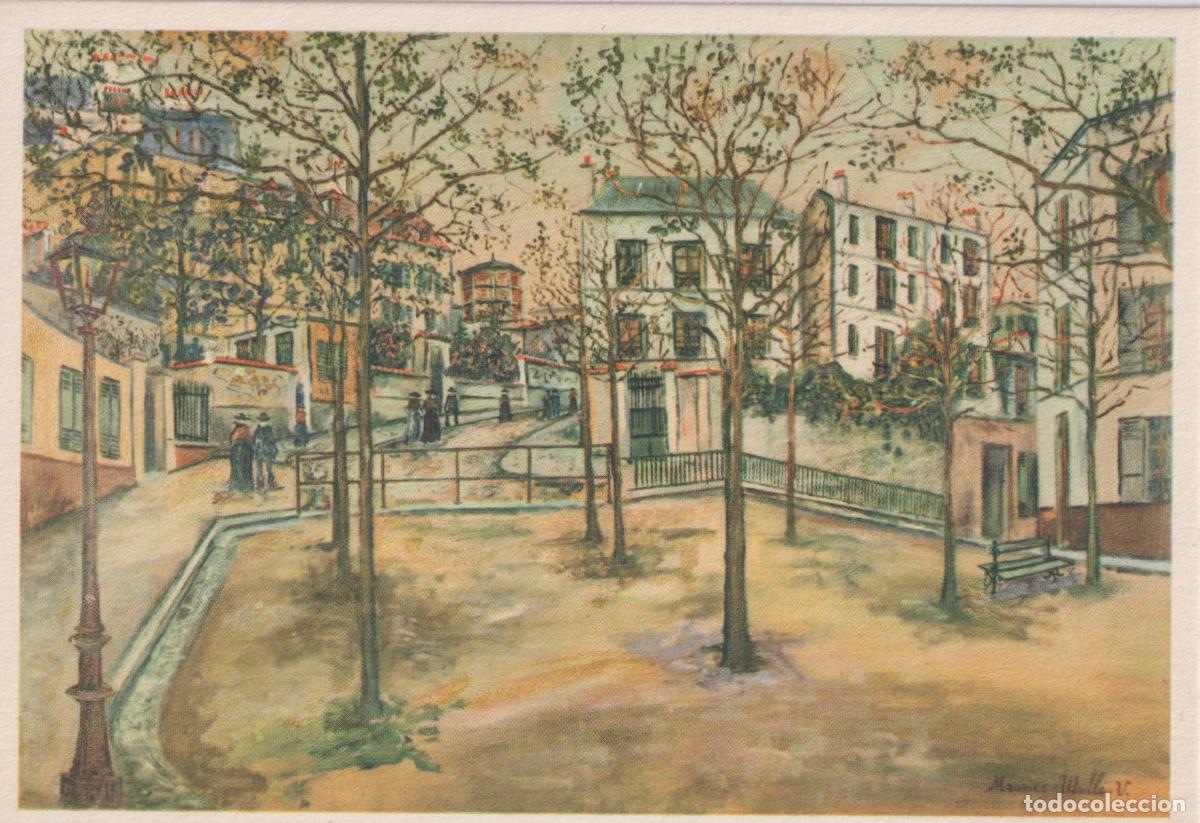 Postales: POSTAL DE LA OBRA DE M.UTRILLO, PLACE RAVIGNAN, &Agrave; MONTMARTRE&ndash; FERNAND HAZAN 138 &ndash; S/C