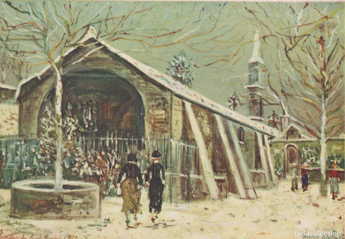 Postales: POSTAL DE LA OBRA DE M.UTRILLO, L'ERMITAGE DU MONT CINDR&Eacute; (1914) &ndash; FERNAND HAZAN 322 &ndash; S/C